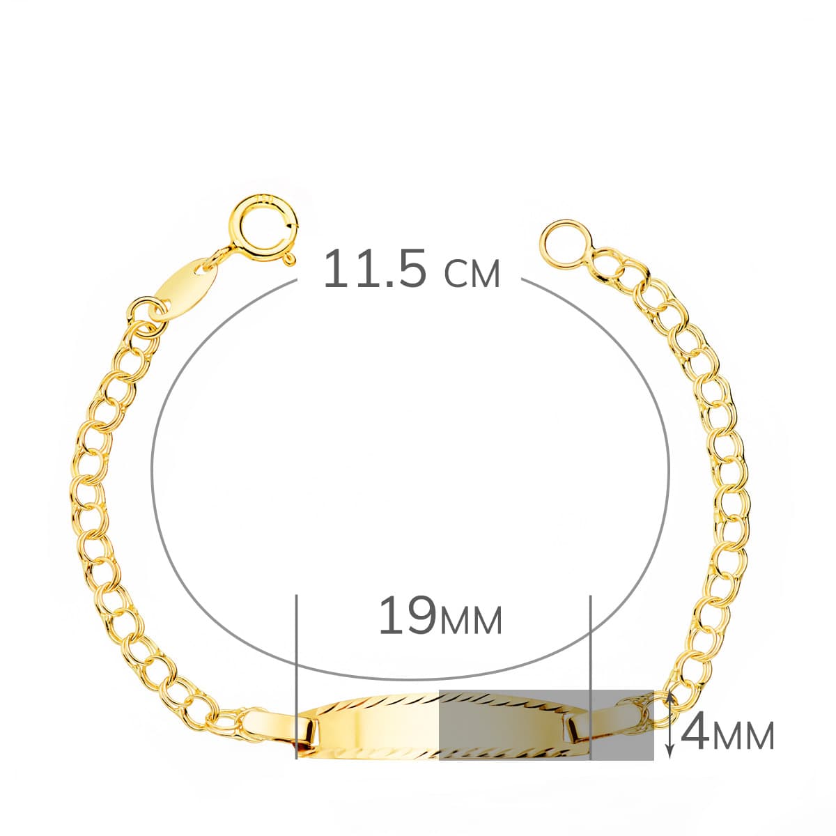 18K Yellow Gold Bracelet — 09000060