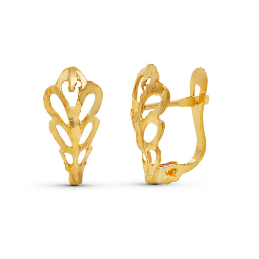 18K Yellow Gold Earrings