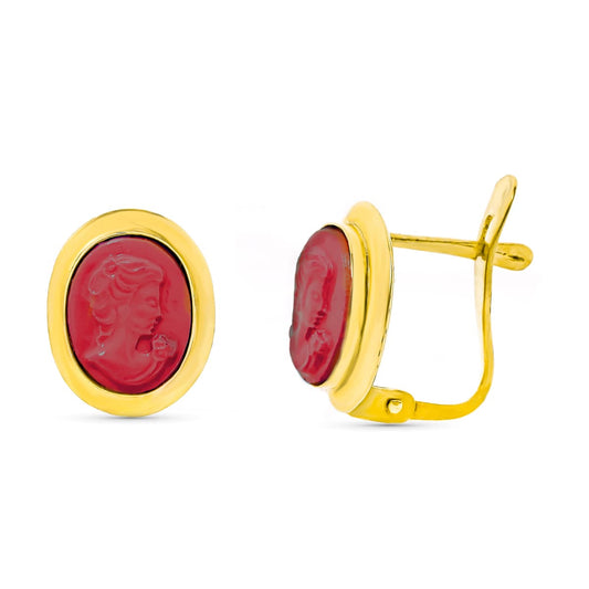 18K Yellow Gold Earrings