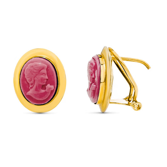 18K Yellow Gold Earrings