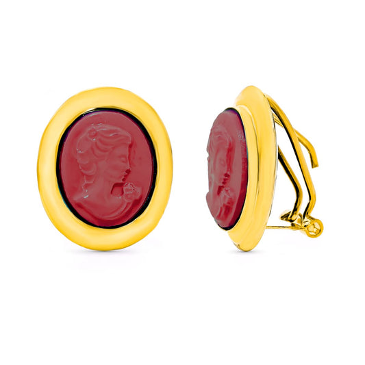 18K Yellow Gold Earrings