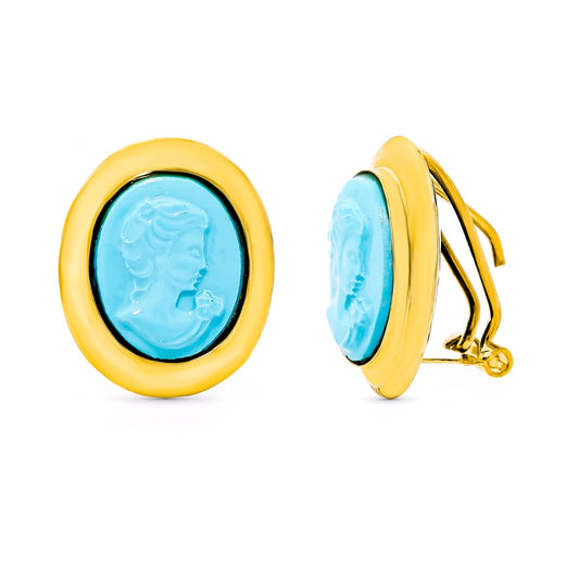 18K Yellow Gold Earrings