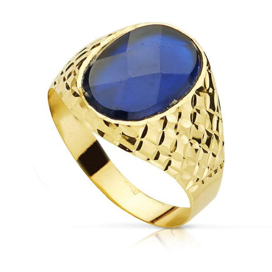 18K Yellow Gold Signet Ring