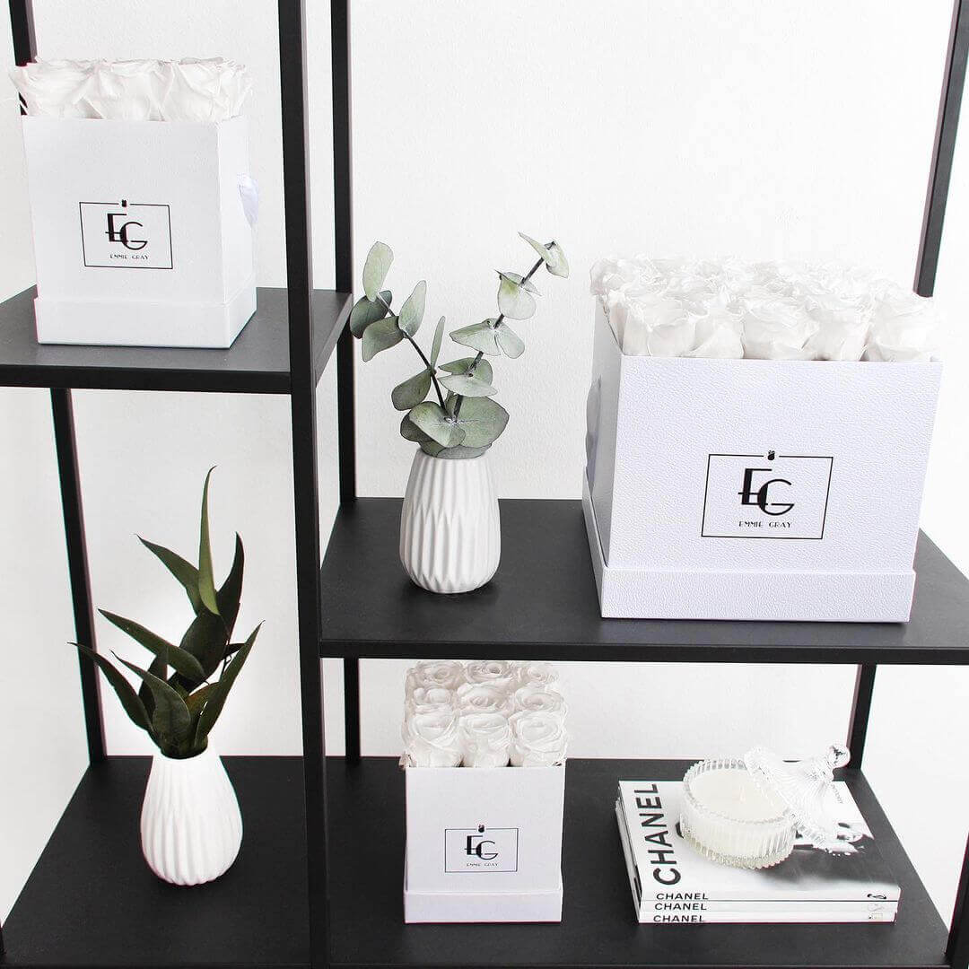 Classic Infinity Square Rosebox - XS