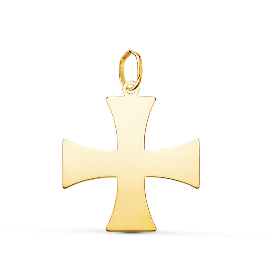 18K Yellow Gold Cross Pendant