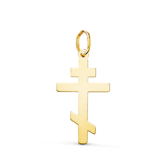 18K Yellow Gold Cross Pendant