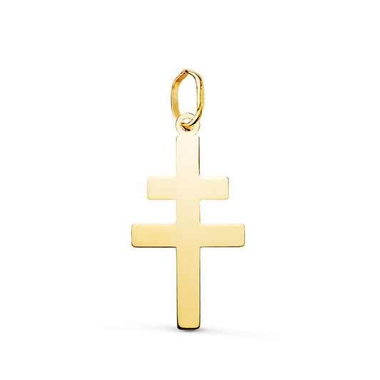 18K Yellow Gold Cross Pendant