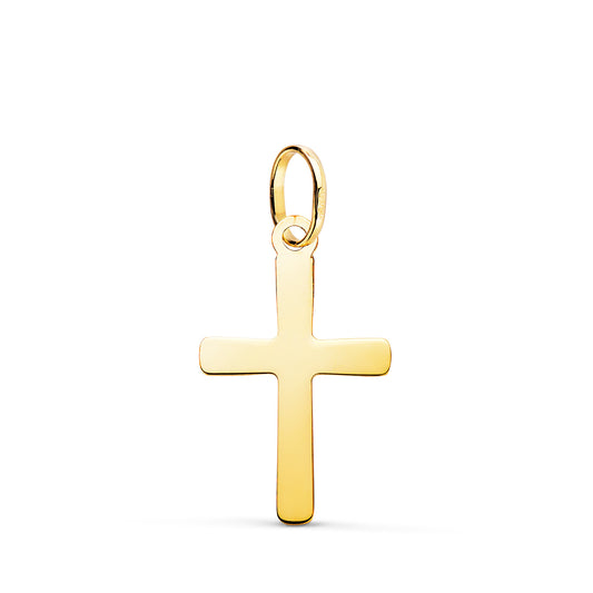 18K Yellow Gold Cross Pendant