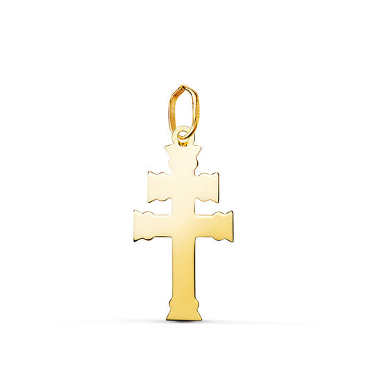 18K Yellow Gold Cross Pendant