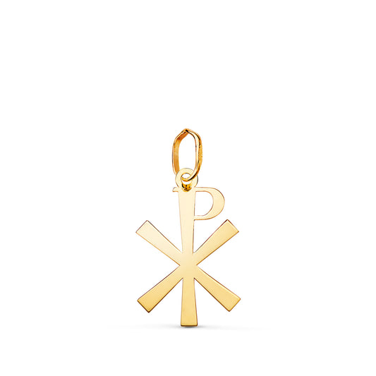 18K Yellow Gold Cross Pendant