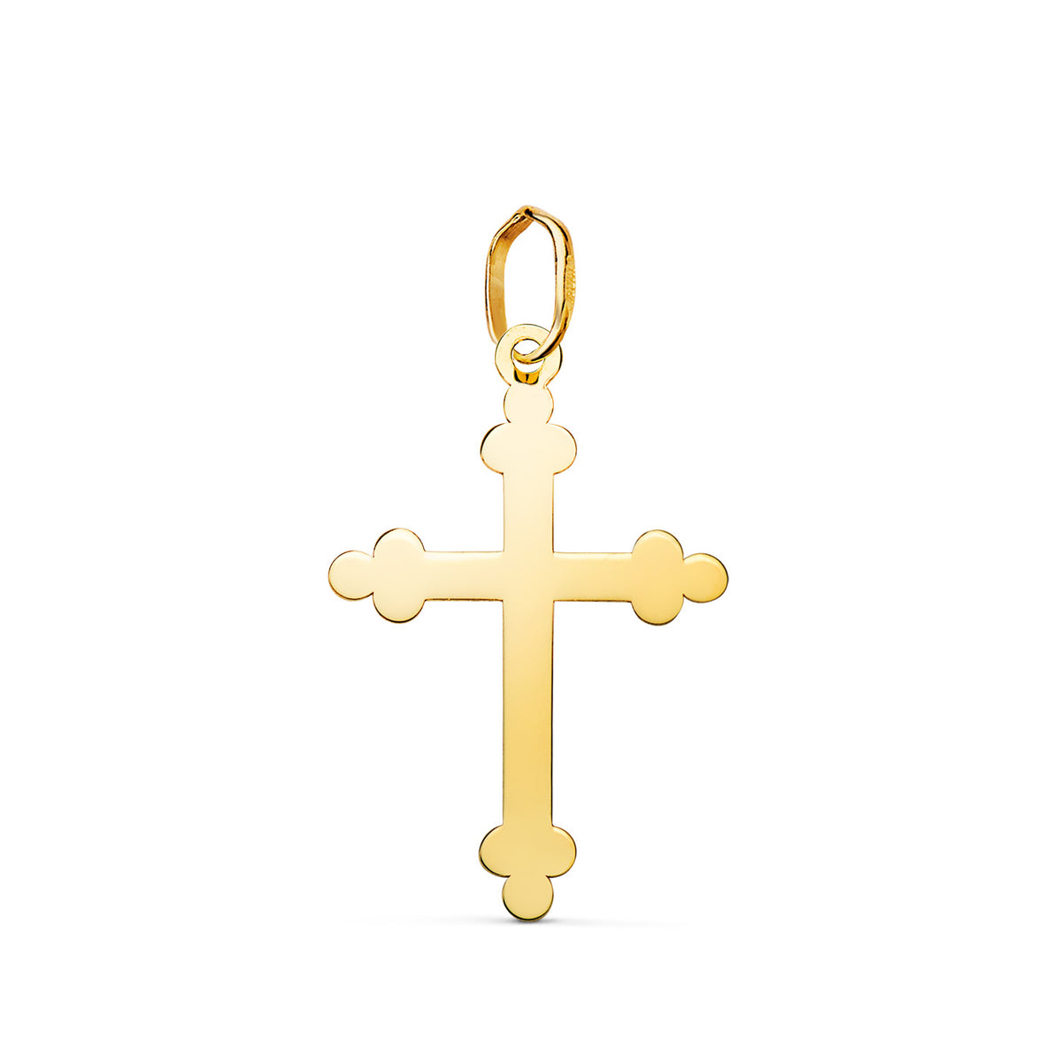 18K Yellow Gold Cross Pendant