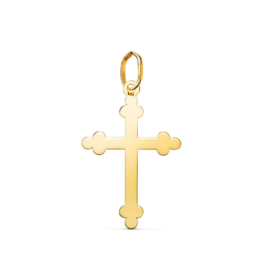 18K Yellow Gold Cross Pendant