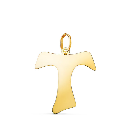 18K Yellow Gold Cross Pendant