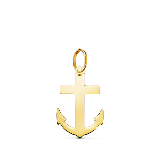 18K Yellow Gold Cross Pendant