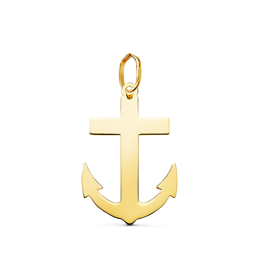 18K Yellow Gold Cross Pendant