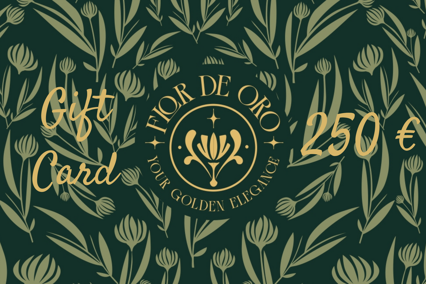 Flor de Oro-Geschenkkarte: Ein Geschenk der Eleganz