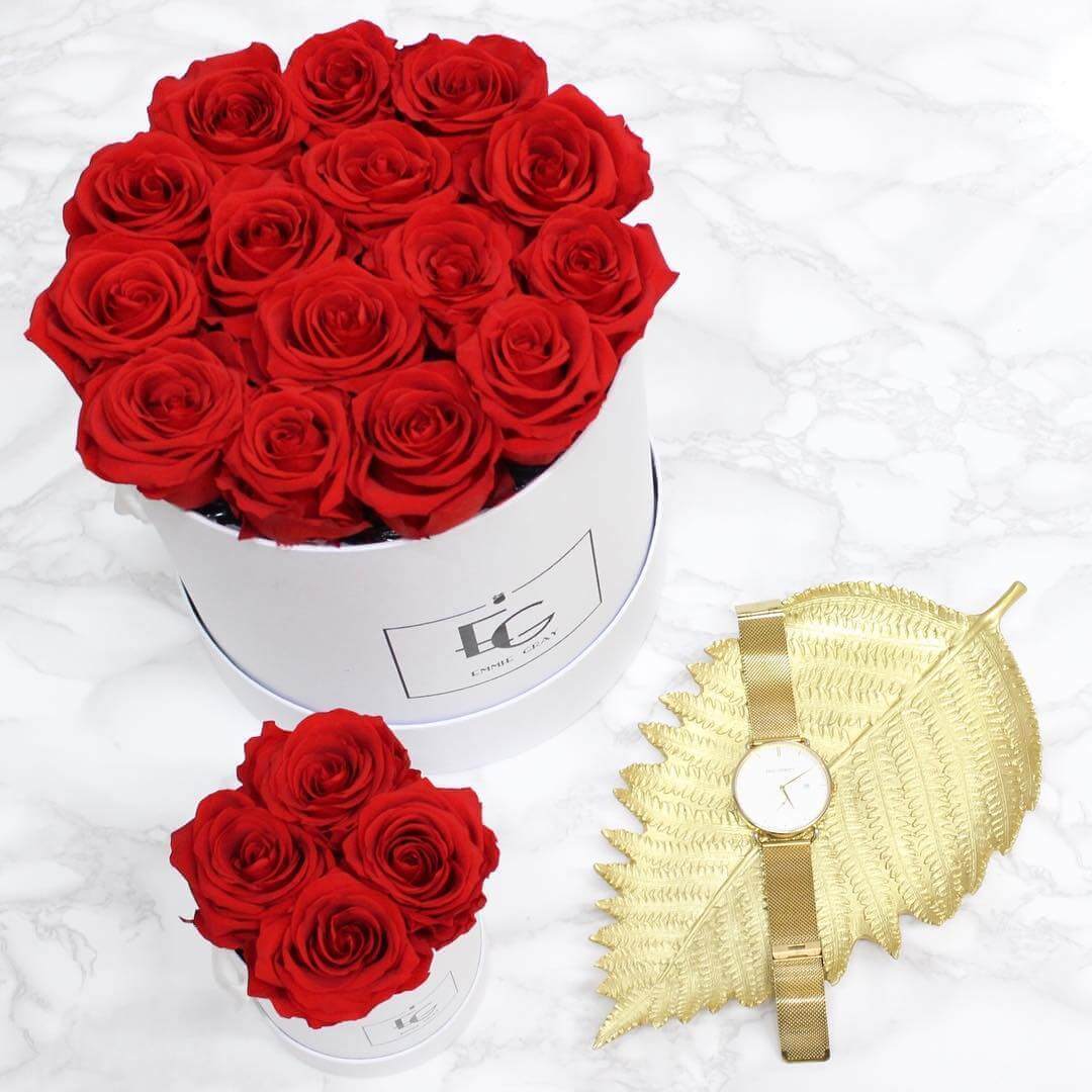Classic Infinity Square Rosebox - XS