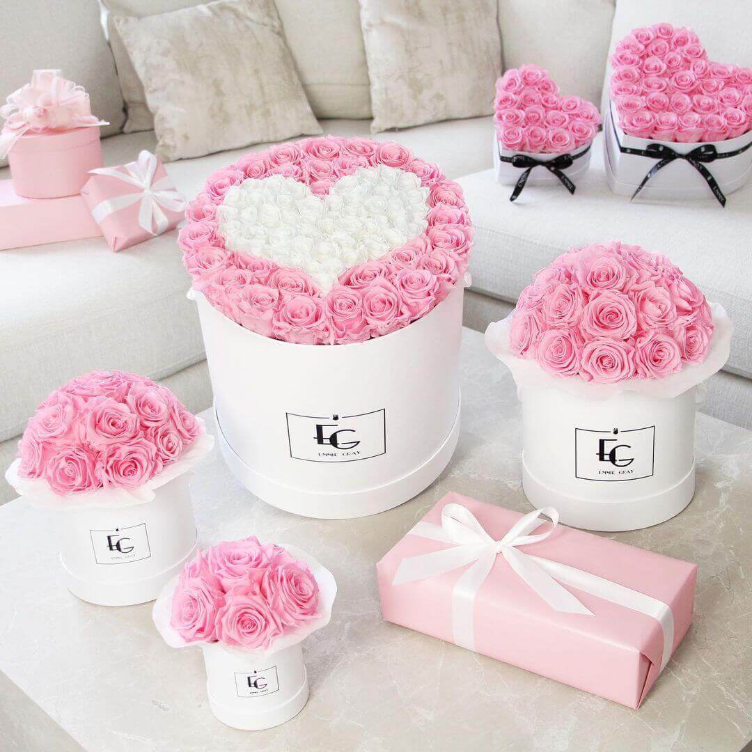 Classic Infinity Square Rosebox - XS