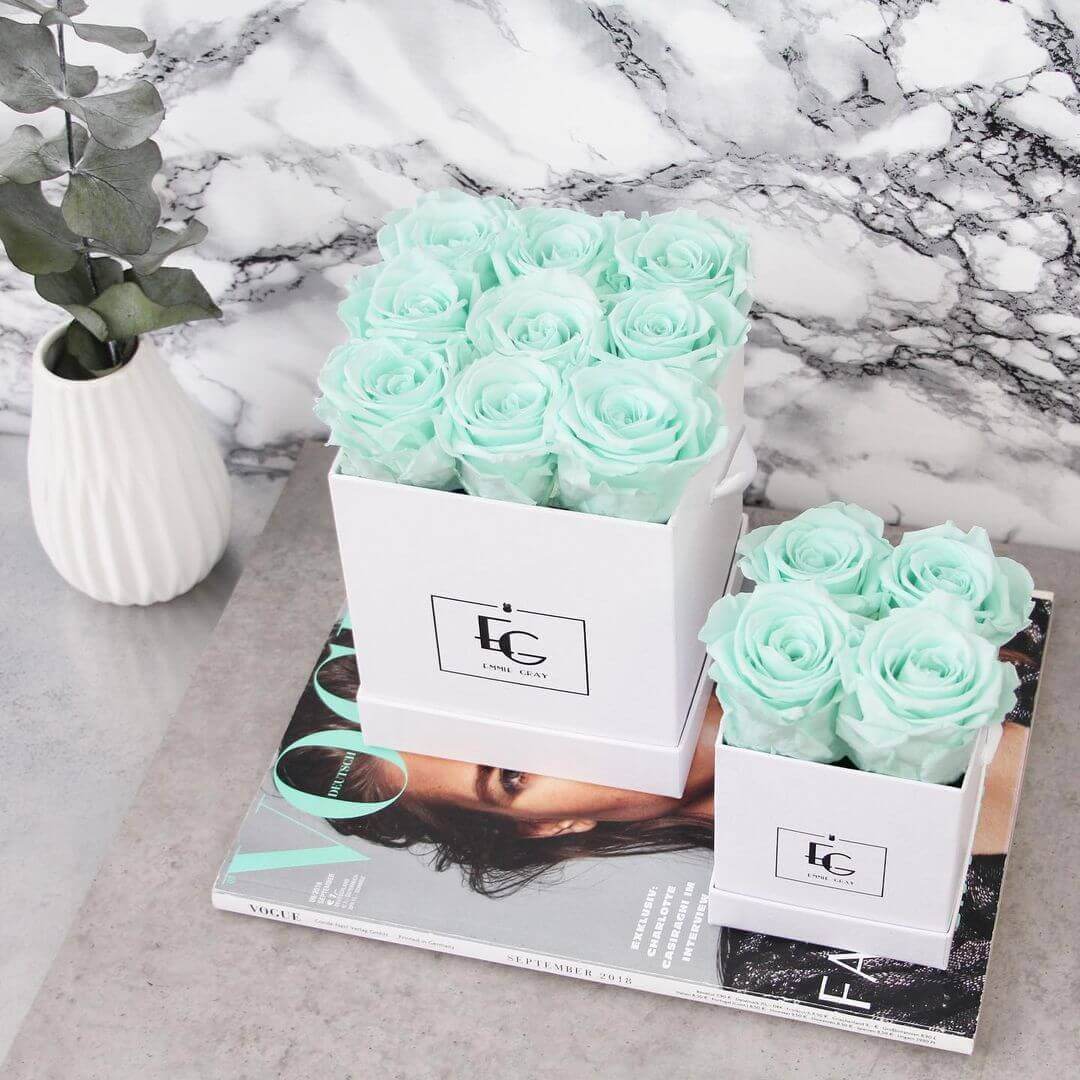 Classic Infinity Square Rosebox - XS