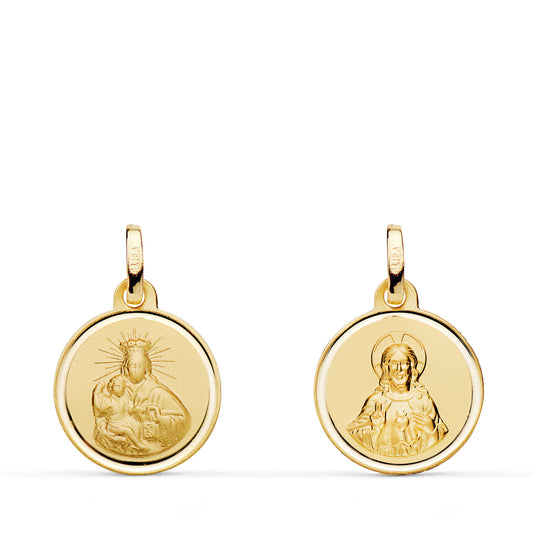 18K Yellow Gold Heart Pendant