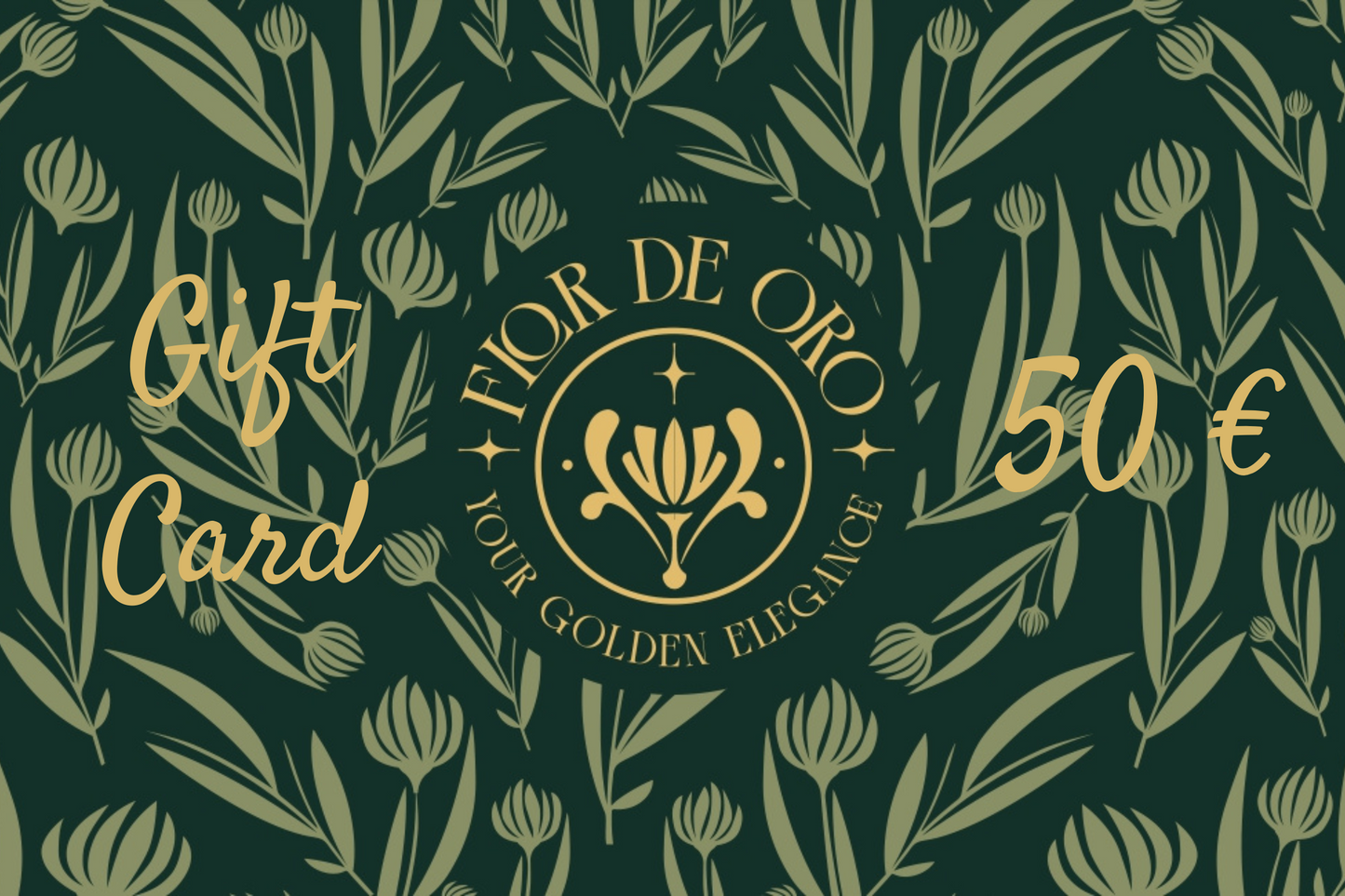 Flor de Oro-Geschenkkarte: Ein Geschenk der Eleganz