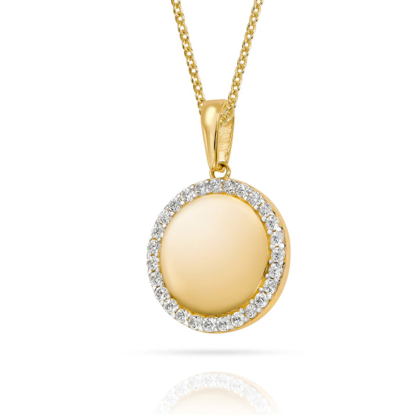 Radiant Pendant – 8K Gold