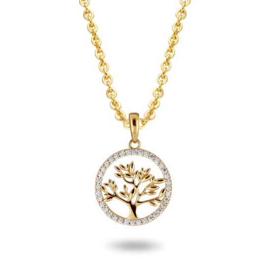 14K Gold Tree of Life Necklace