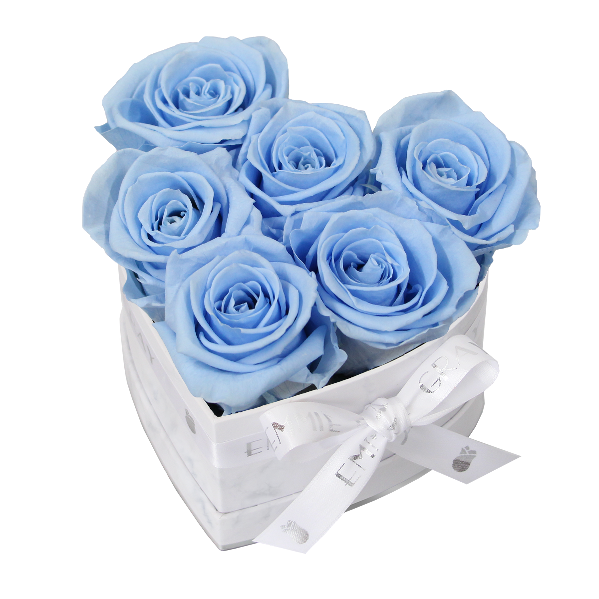 Klassische Infinity-Herz-Rosenbox – S
