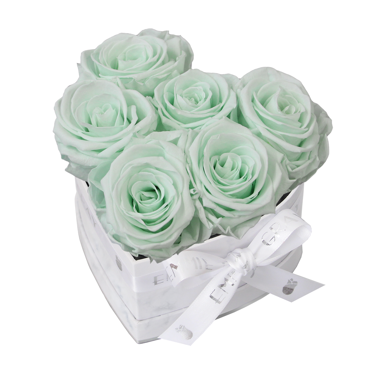 Klassische Infinity-Herz-Rosenbox – S