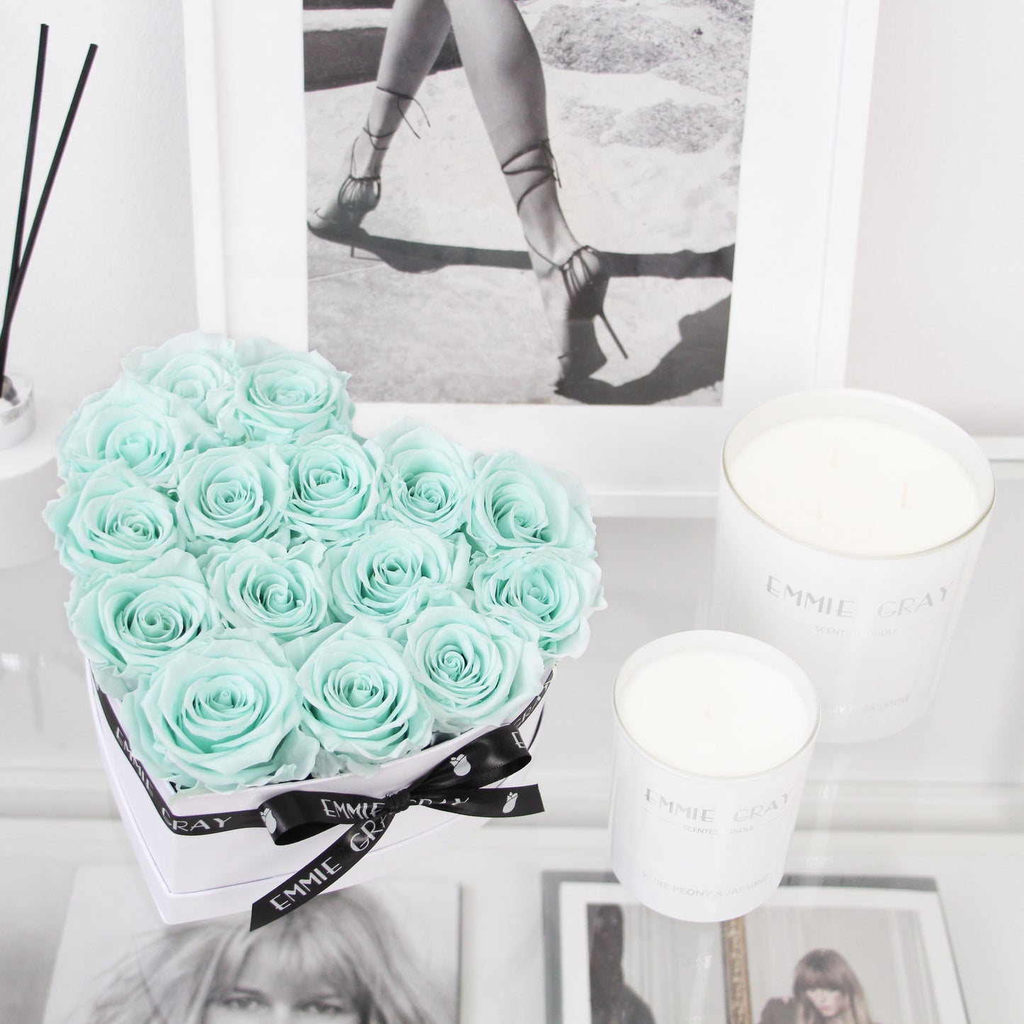 Classic Infinity Heart Rosebox - L