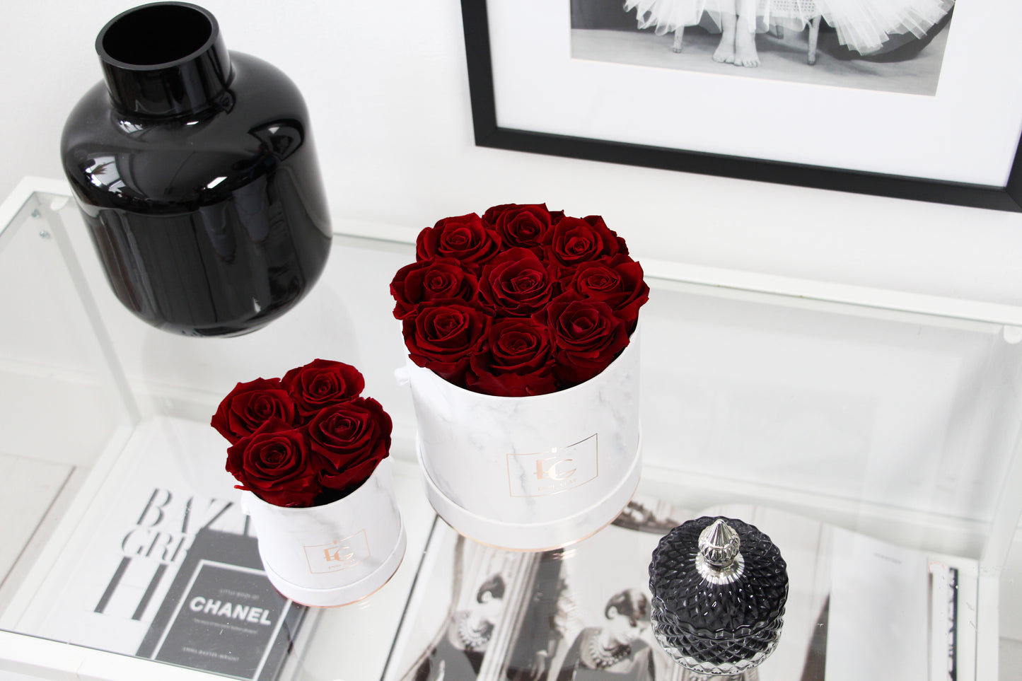 Classic Infinity Square Rosebox - XS