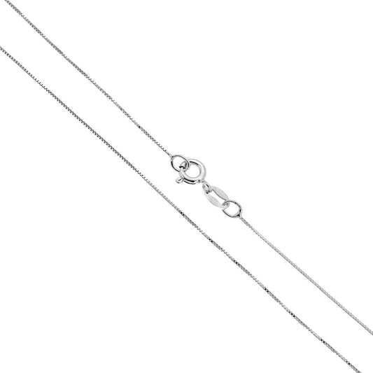 Venetian Box Chain Necklace 0.6 mm – 925 Sterling Silver