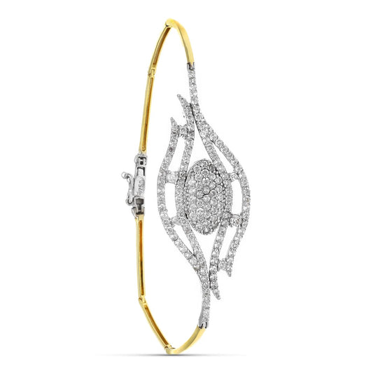 18K Gold Cubic Zirconia Bracelet