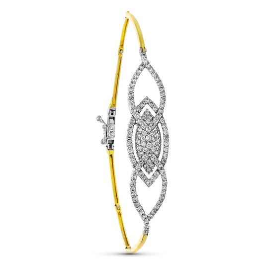 18K Gold Cubic Zirconia Bracelet