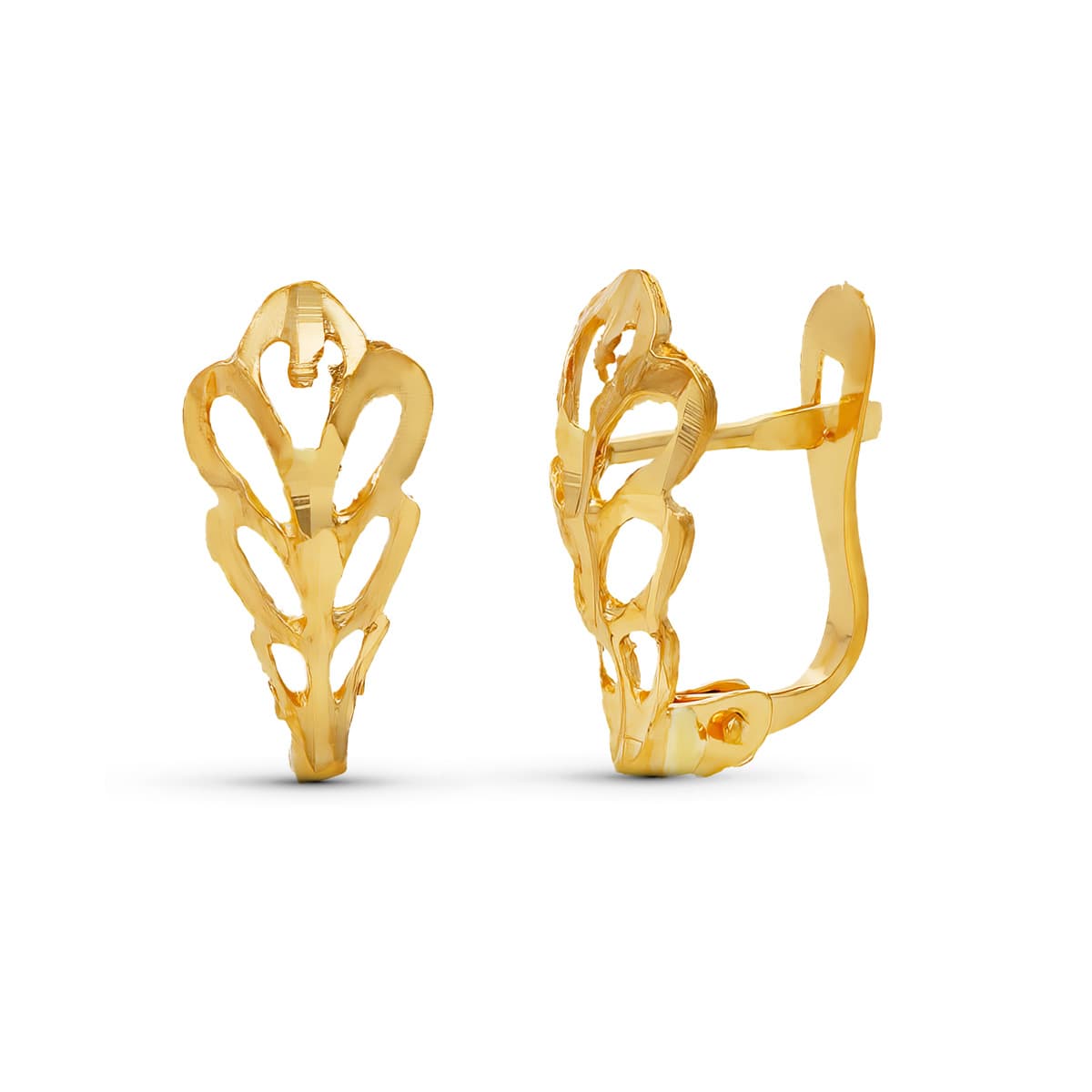 18K Yellow Gold Earrings