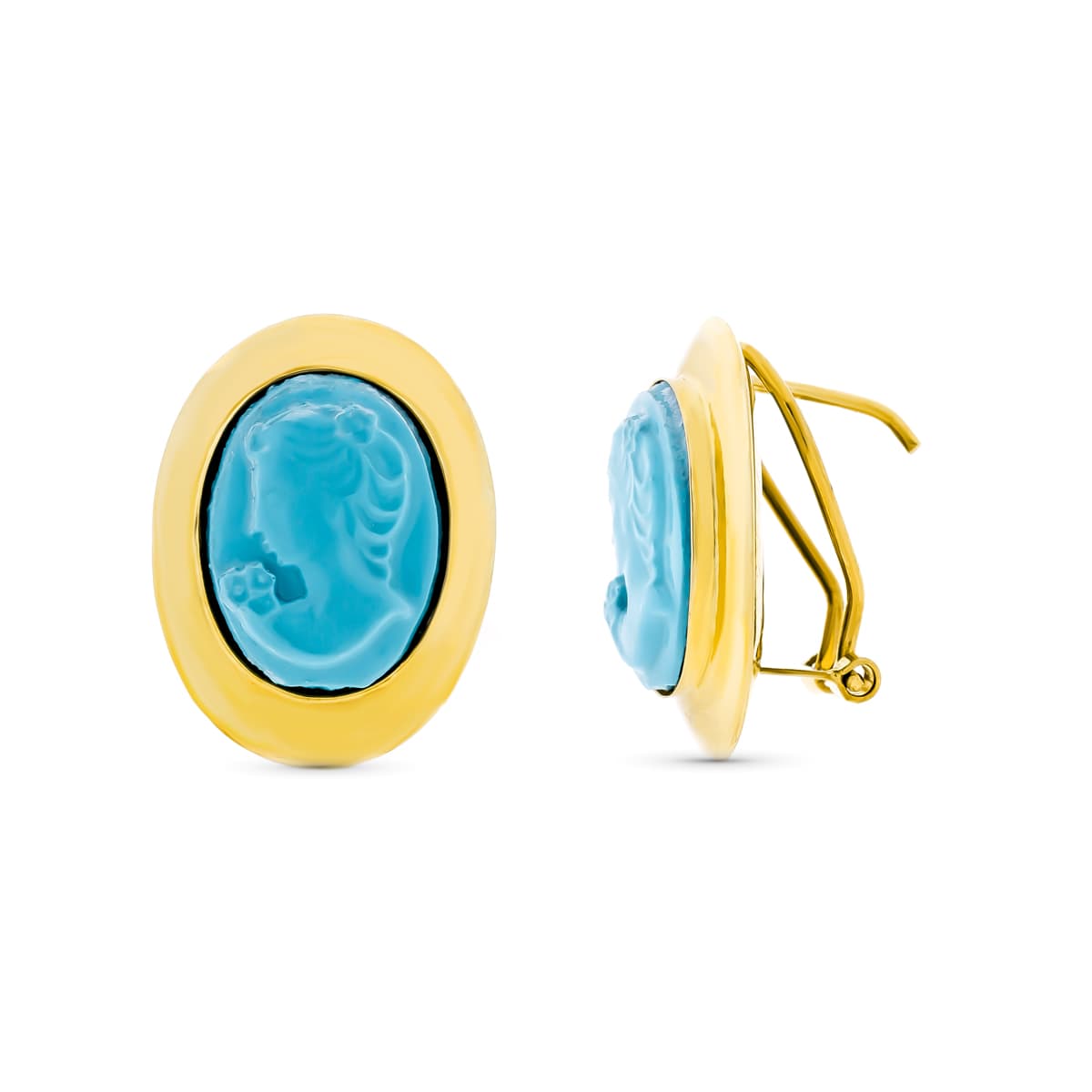 18K Yellow Gold Earrings
