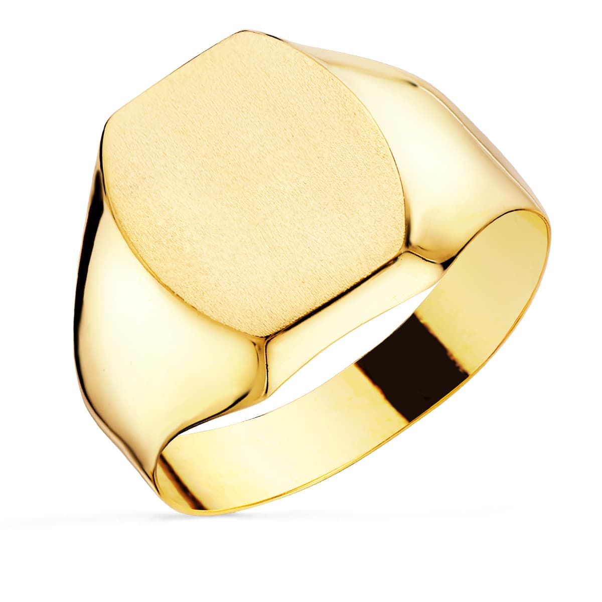 18K Yellow Gold Signet Ring