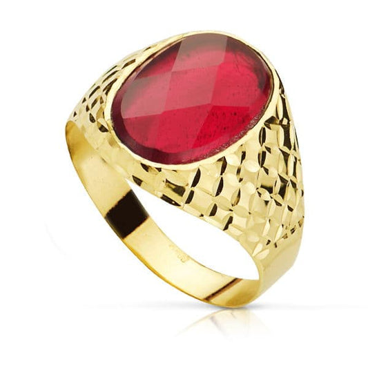 18K Yellow Gold Signet Ring