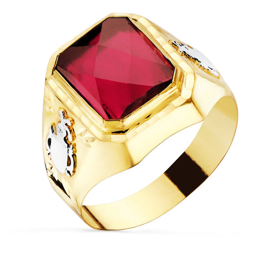 18K Yellow Gold Signet Ring
