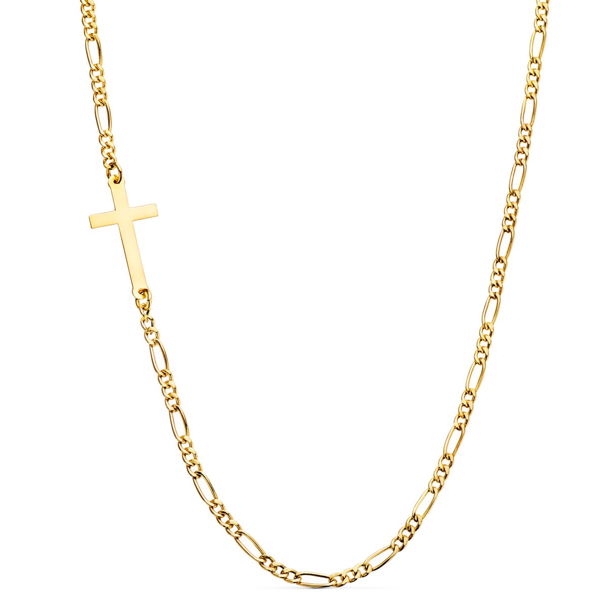 18K Yellow Gold Cross Chain