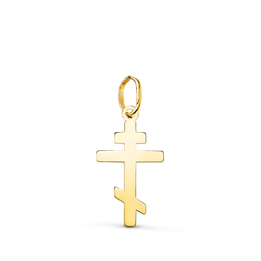 18K Yellow Gold Cross Pendant