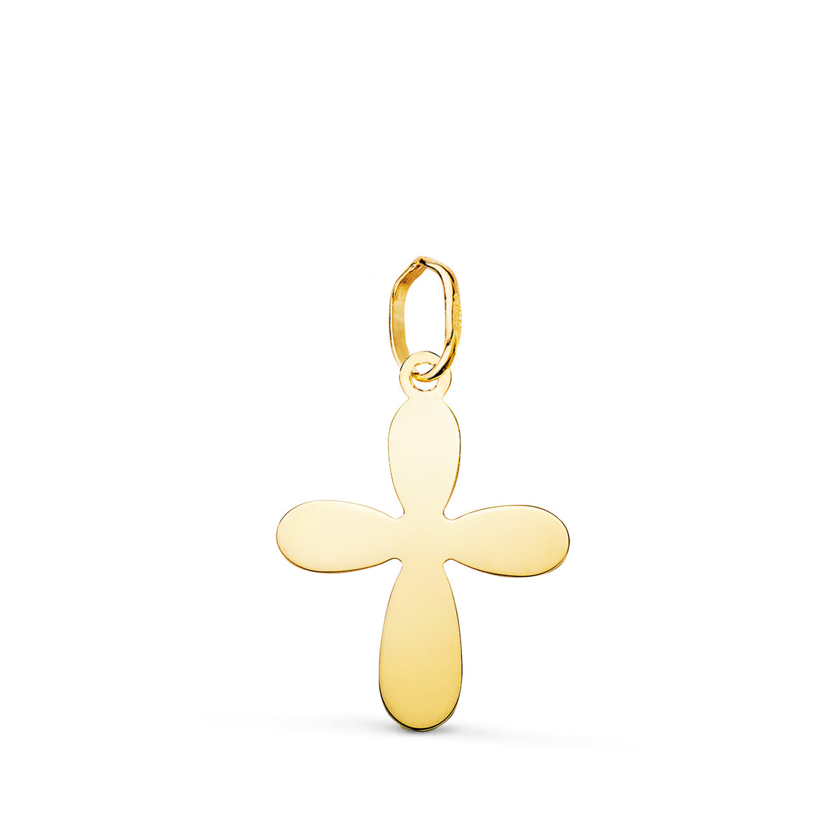 18K Yellow Gold Cross Pendant