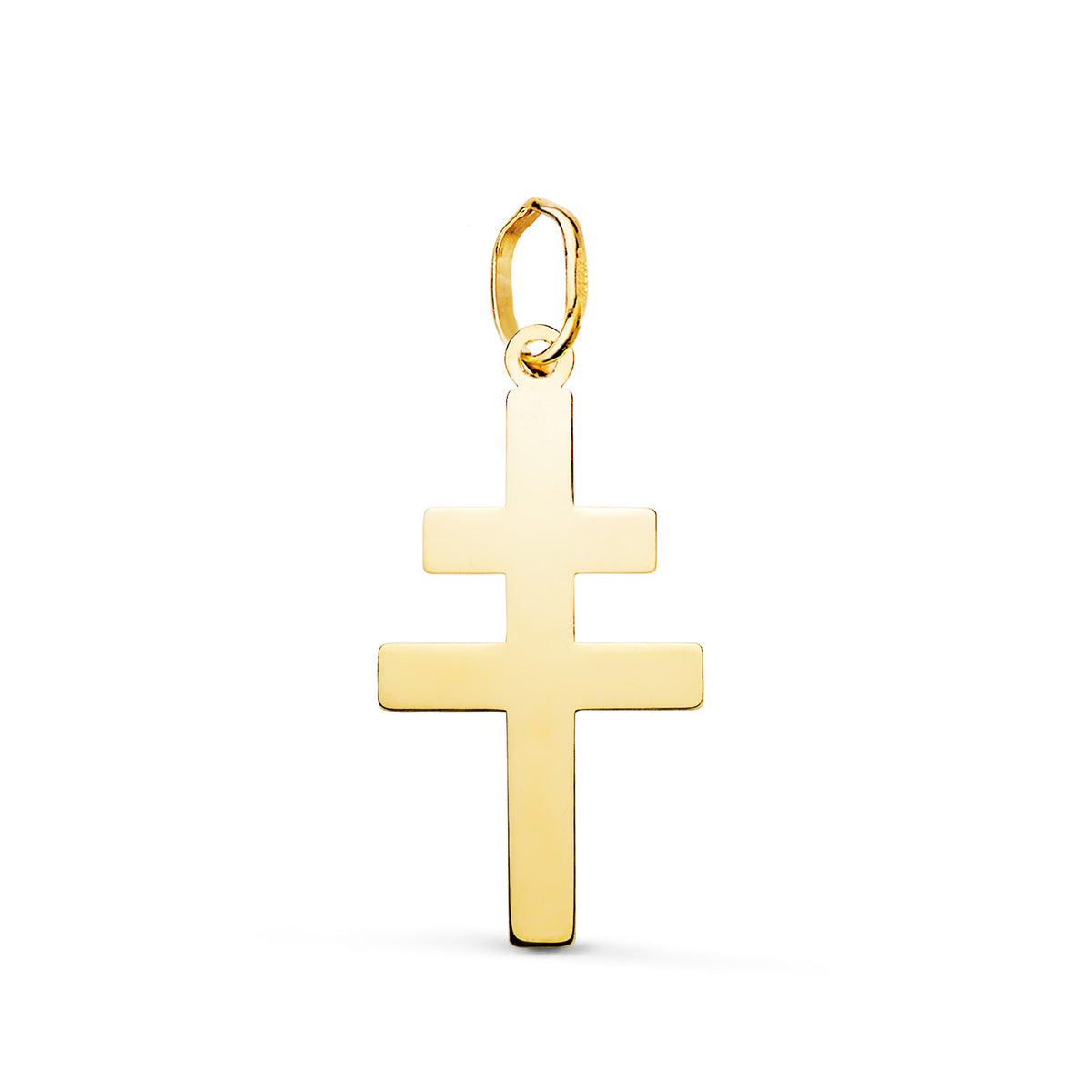 18K Yellow Gold Cross Pendant