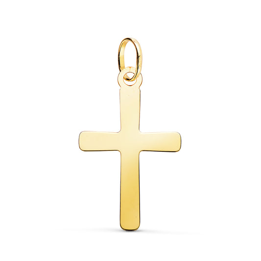 18K Yellow Gold Cross Pendant