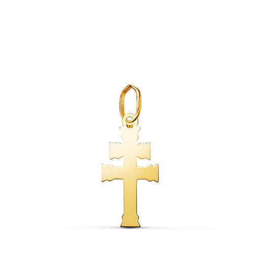 18K Yellow Gold Cross Pendant