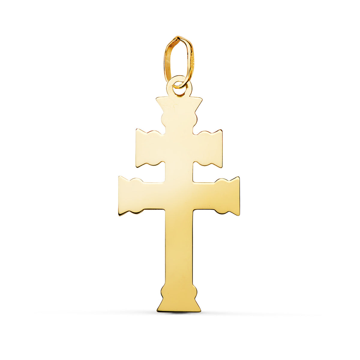 18K Yellow Gold Cross Pendant