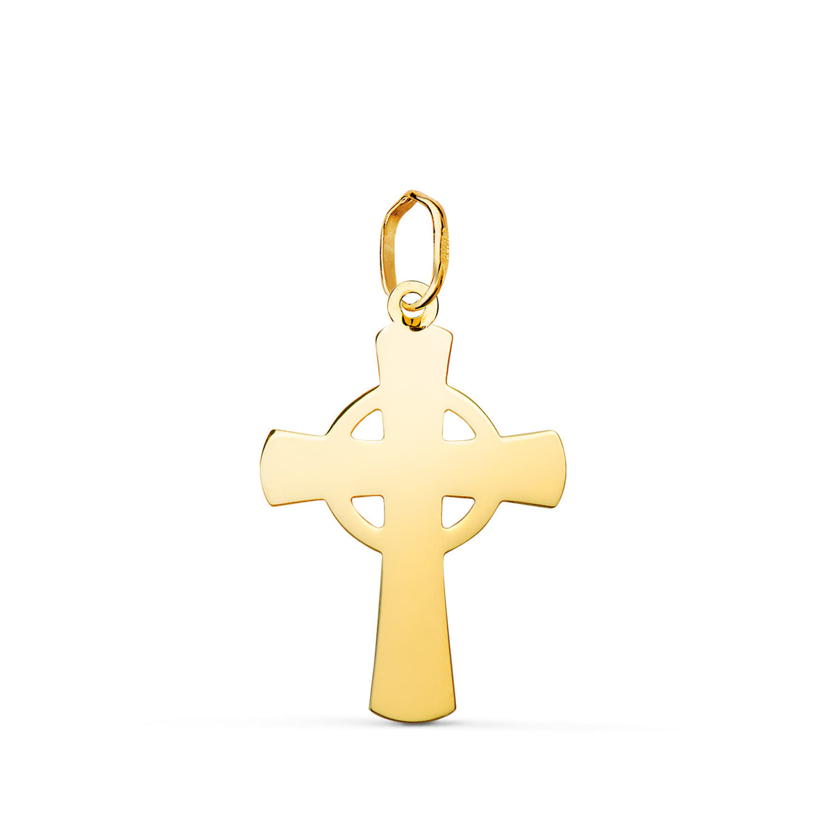 18K Yellow Gold Cross Pendant