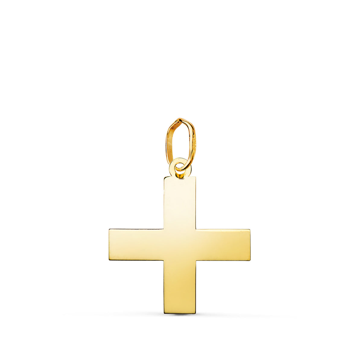 18K Yellow Gold Cross Pendant