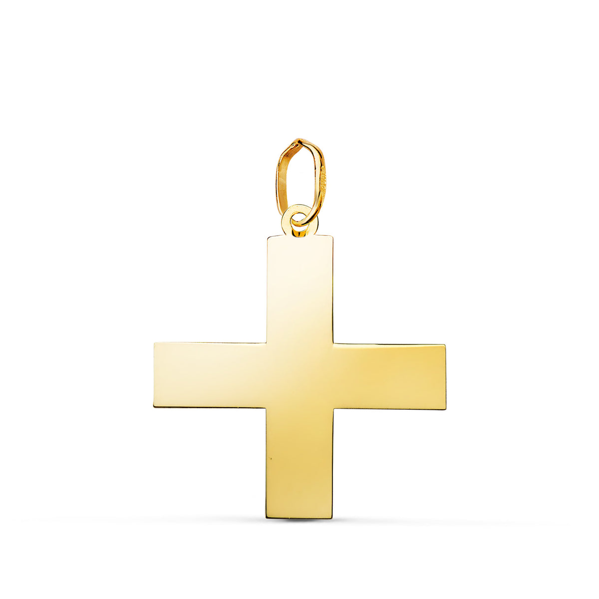 18K Yellow Gold Cross Pendant