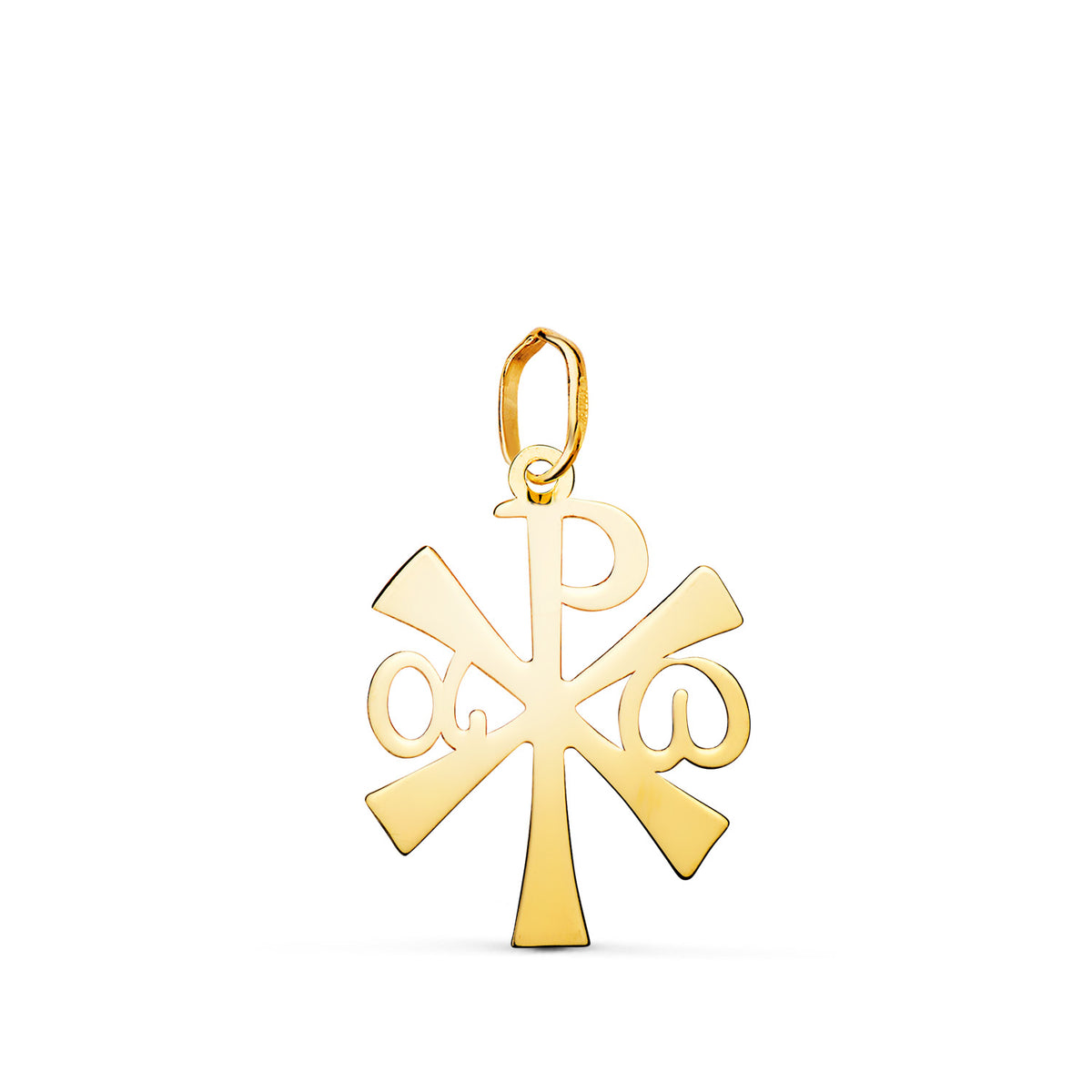 18K Yellow Gold Cross Pendant